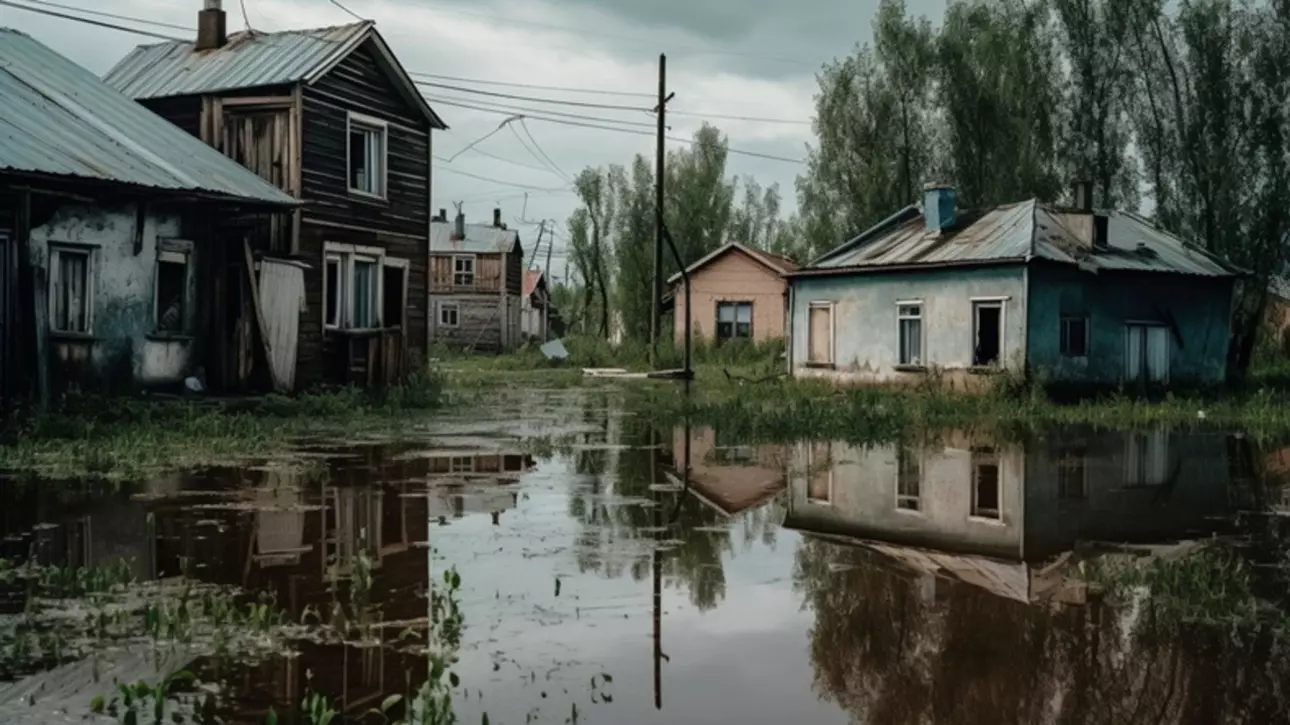 Актуальность видео затопленного села опровергли в Новосибирской области