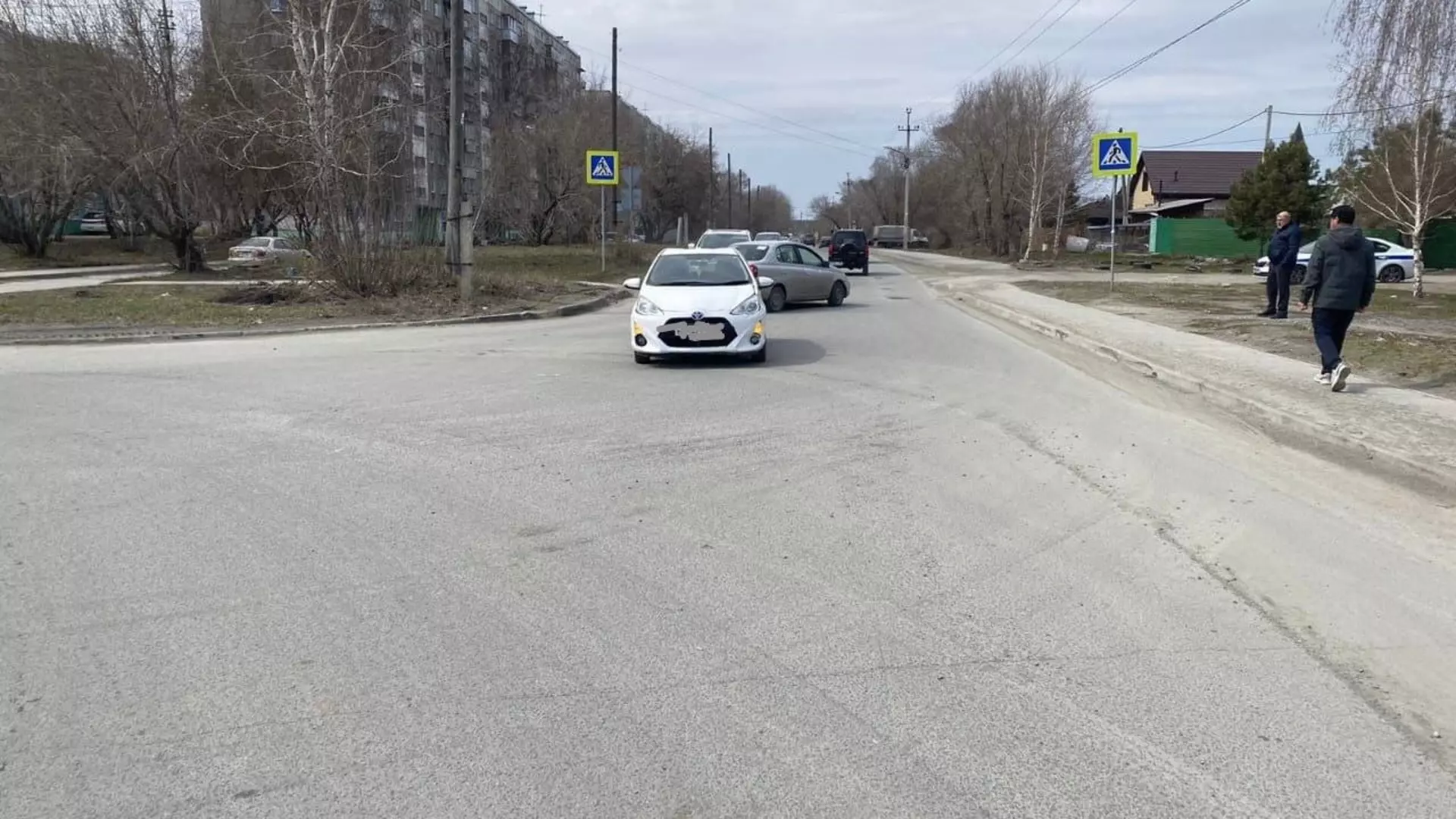 В Ленинском районе Новосибирска школьник угодил под машину