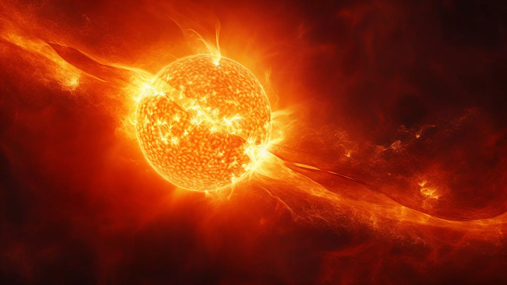 Вспышки на Солнце провоцируют появление магнитных бурь