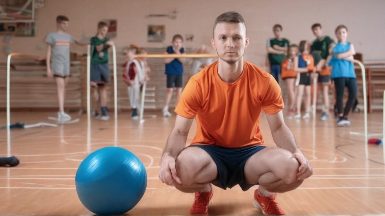 Как выглядит учитель физкультуры в школе Новосибирска