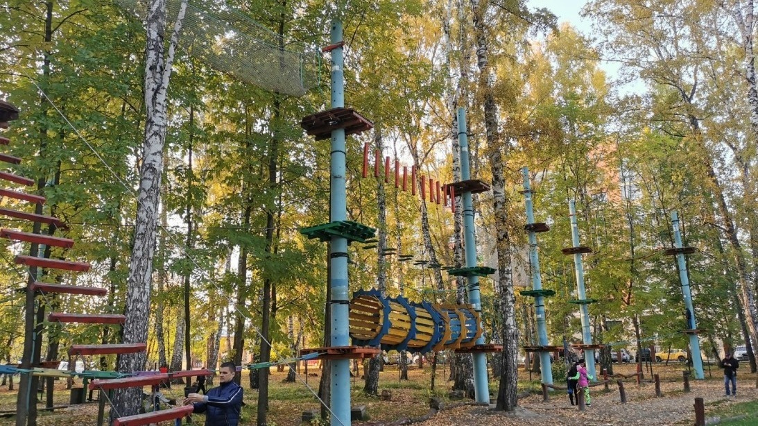 В Новосибирске возбудили дело после падения девочки в веревочном парке