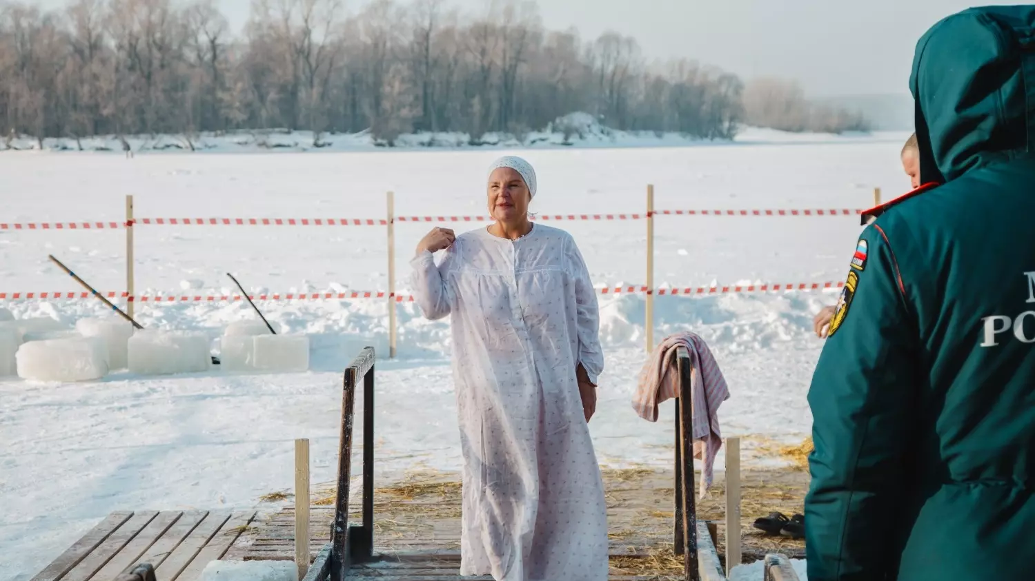 Крещение 19 января 2024 года в Новосибирске