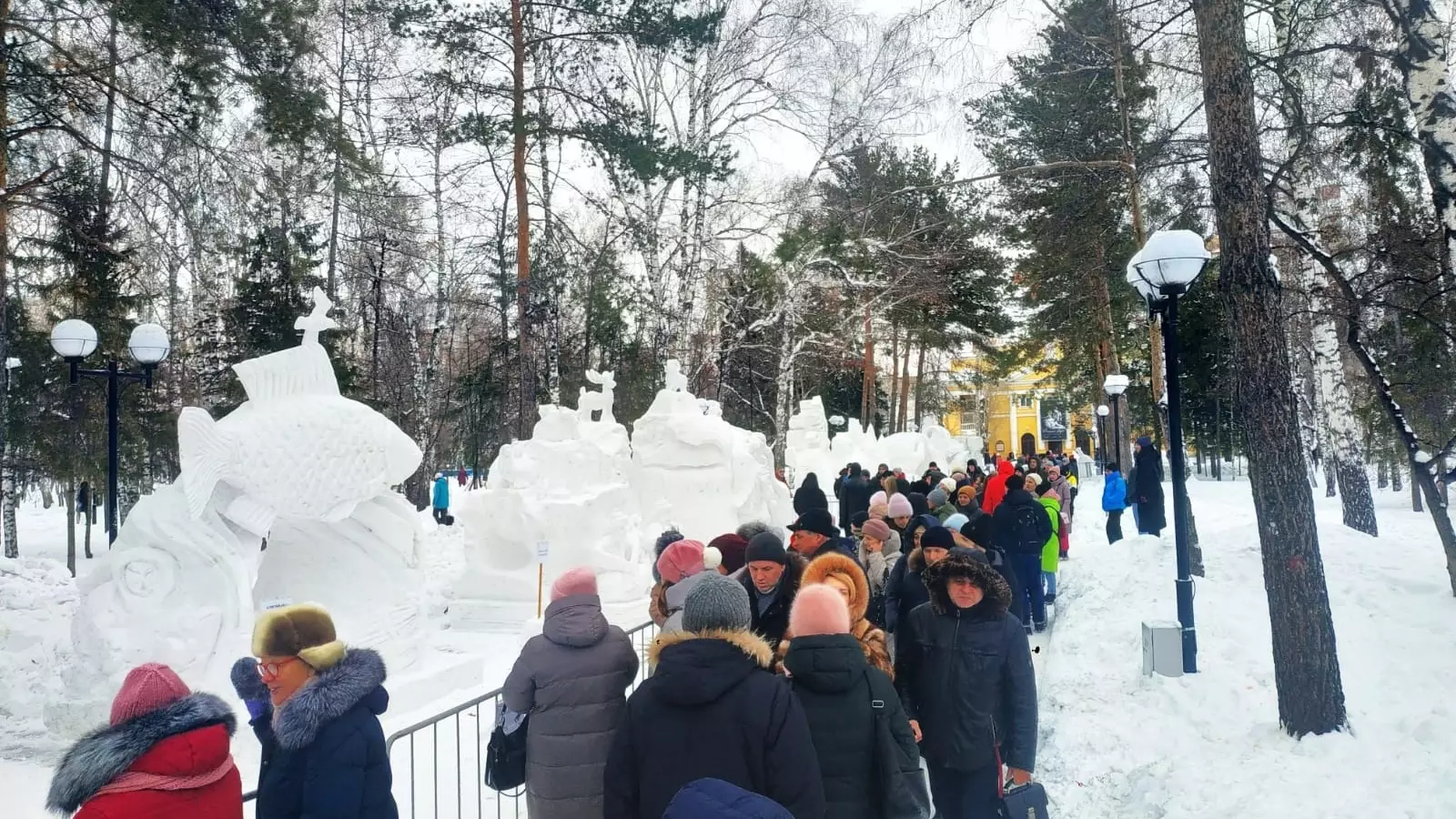Фестиваль снежной скульптуры, Центральный парк