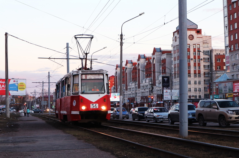 В Новосибирске на левом берегу три трамвая изменят движение