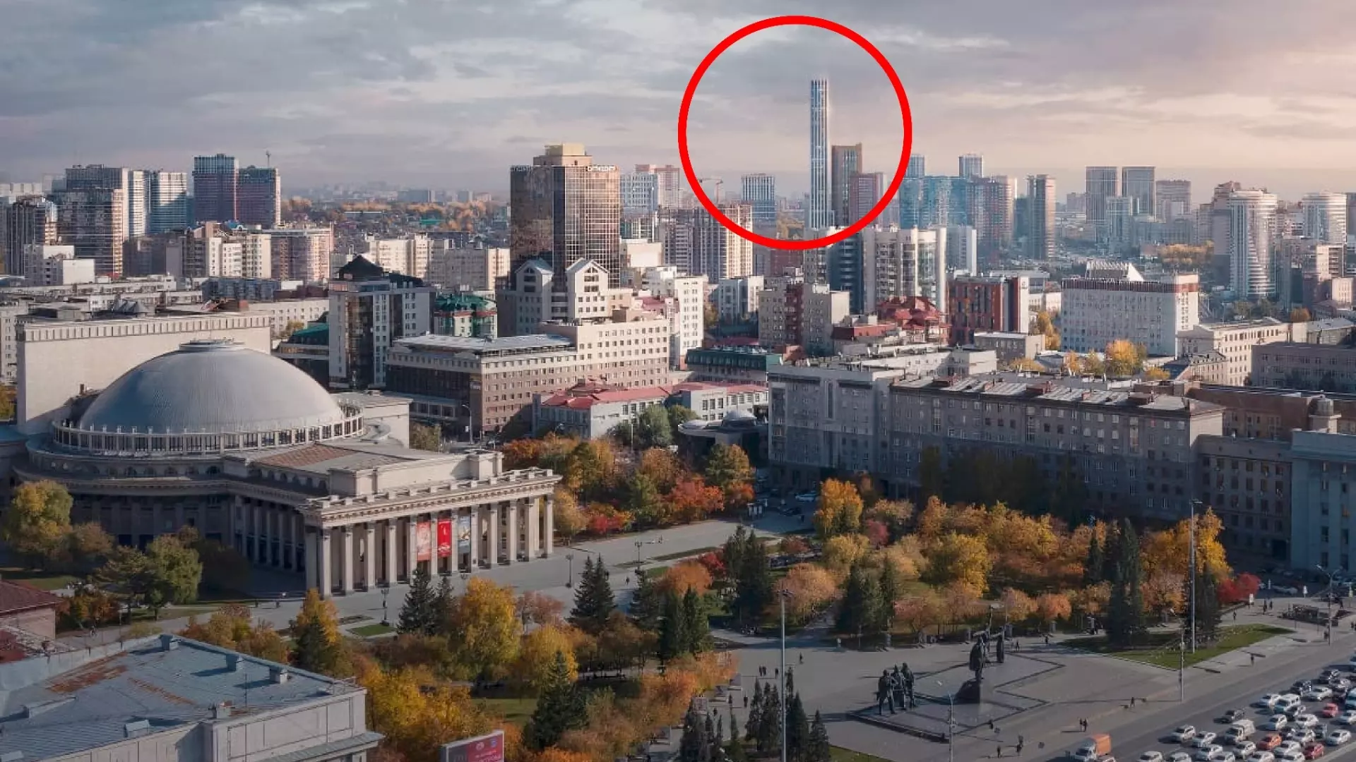 Жилое здание высотой 60 этажей появится возле станции метро «Октябрьская»