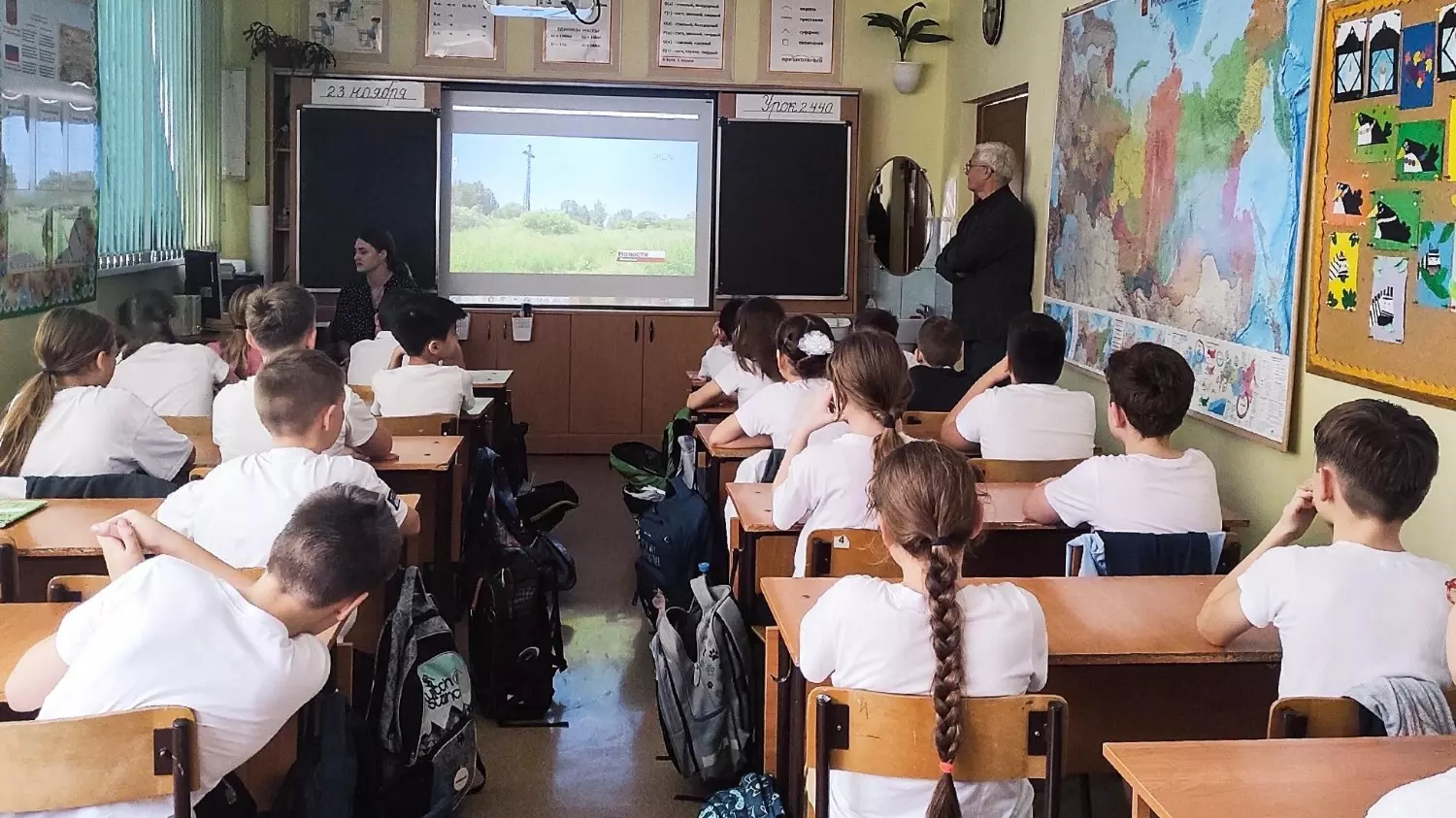 В школах Новосибирской области прошли уроки от АО "РЭС".