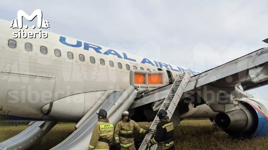 Самолет, летевший рейсом Омск - Сочи, экстренно сел в поле в Убинском районе Новосибирской области