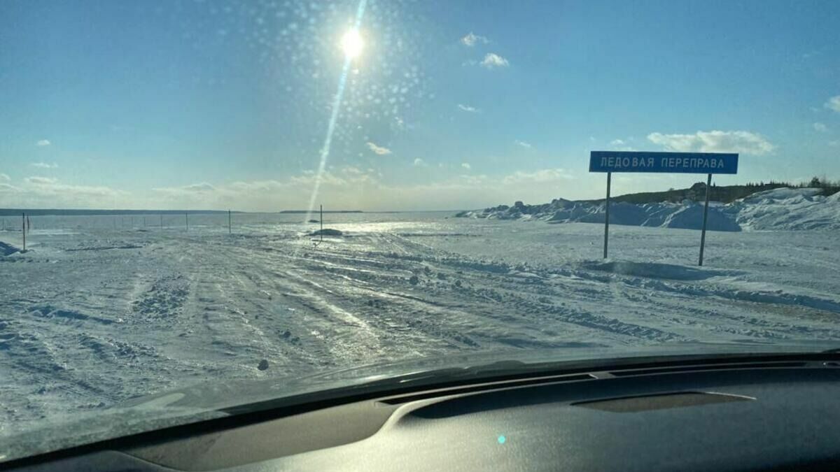 Толщина льда 50 см позволила открыть ледовую переправу в Ордынском районе