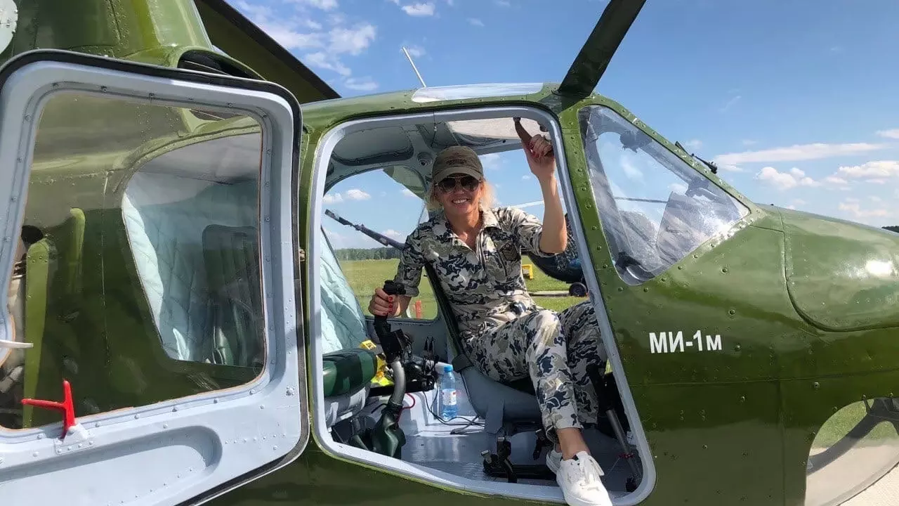 Вертолетным спортом Ирина Диденко занимается более 10 лет