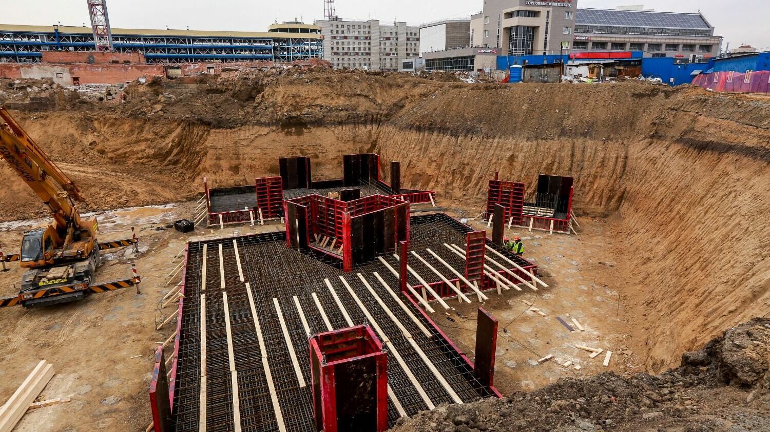 Начато строительство гостиничного комплекса на левом берегу Новосибирска.