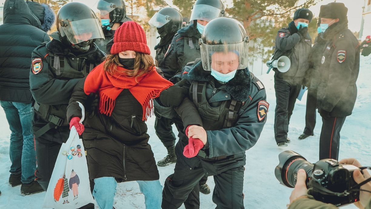 протесты в Омске