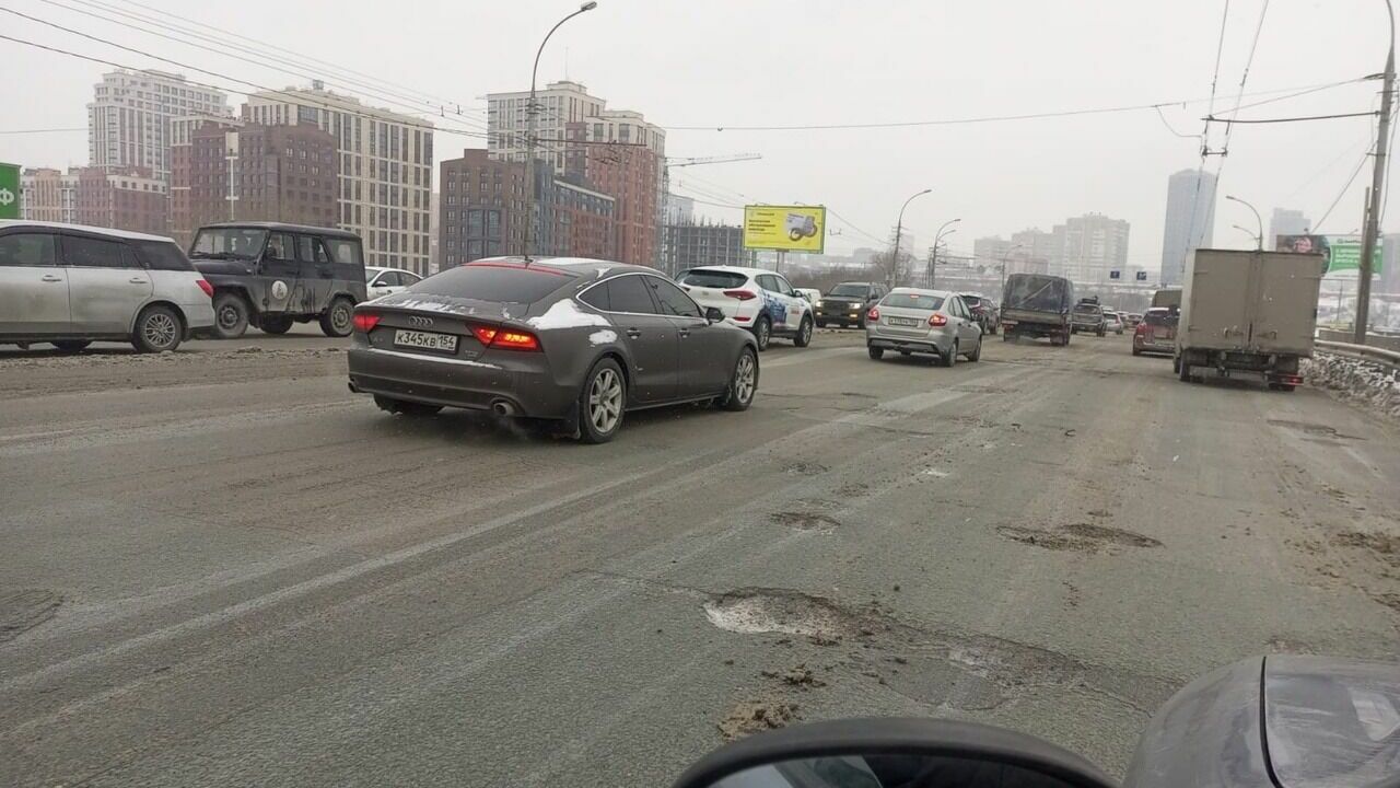 Стало известно, где самые разрушенные дороги в Новосибирске