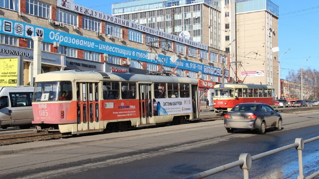 Трамвай №14 поменял расписание на несколько дней в Новосибирске. 