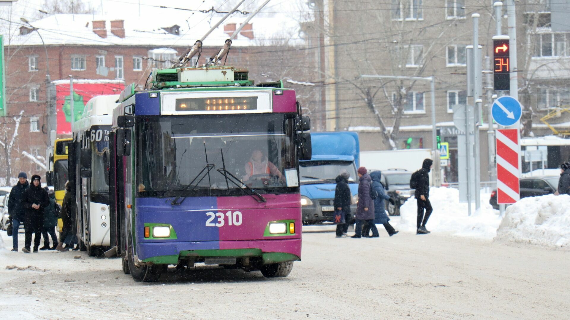 Парк троллейбусов в Новосибирске изношен на 98,5%