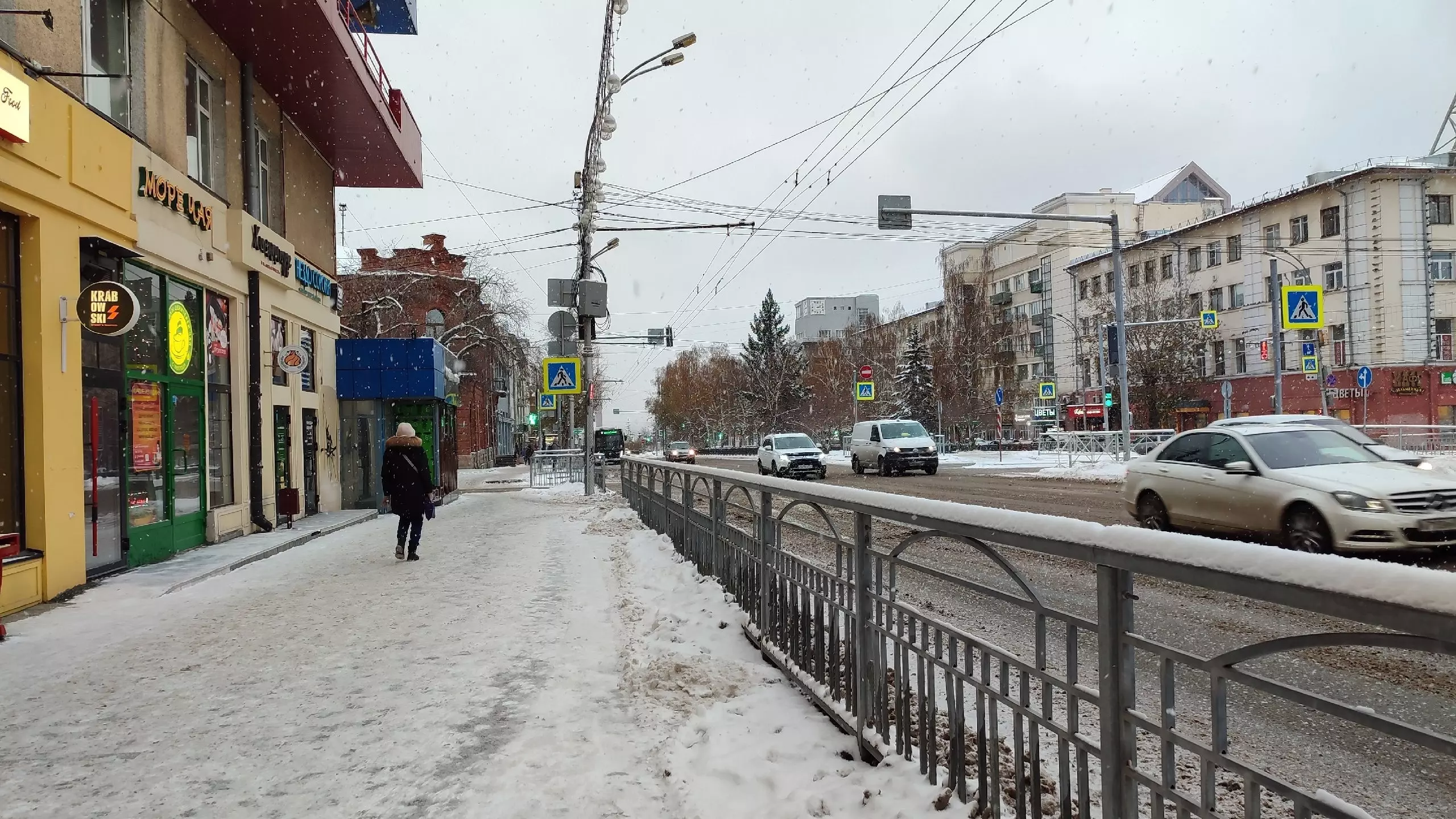 Ноябрь в Новосибирске стал аномально теплым
