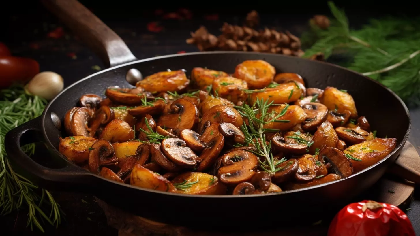 Из картошки и грибов можно сделать интересное блюдо