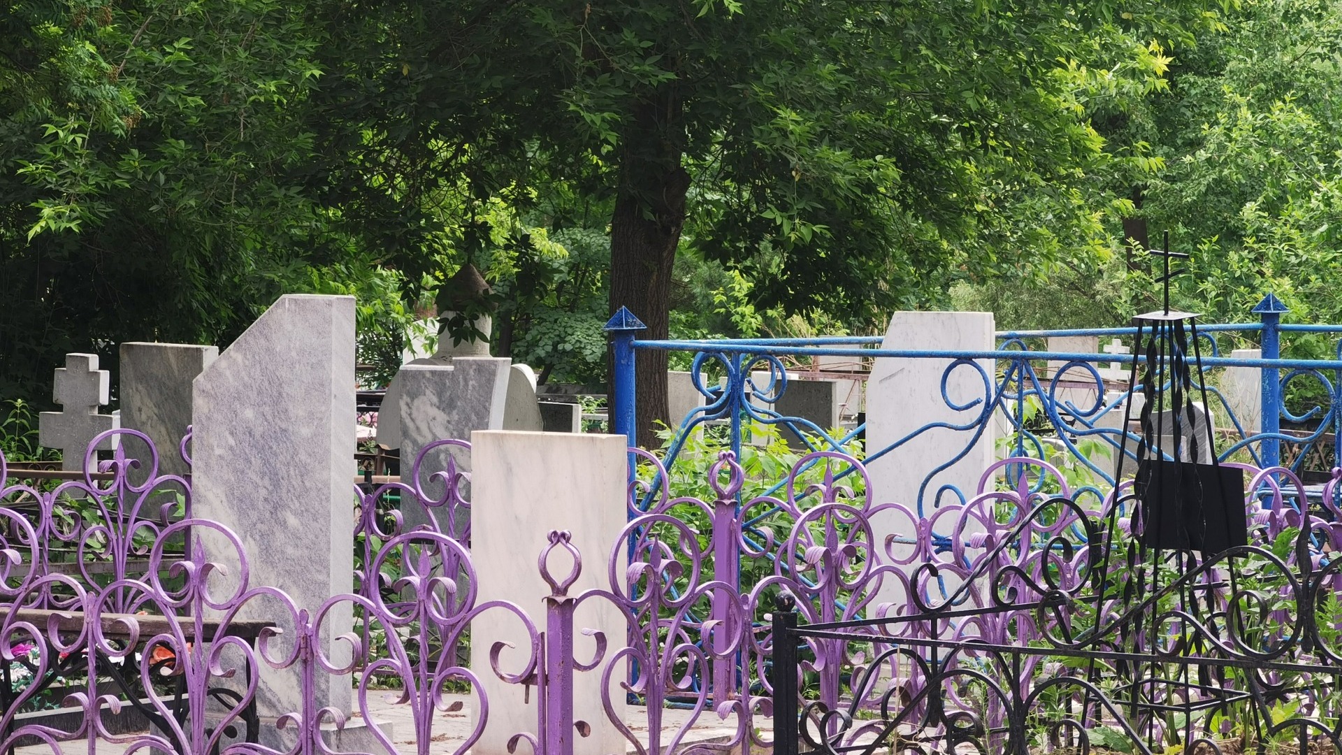 Кладбище под Новосибирском.