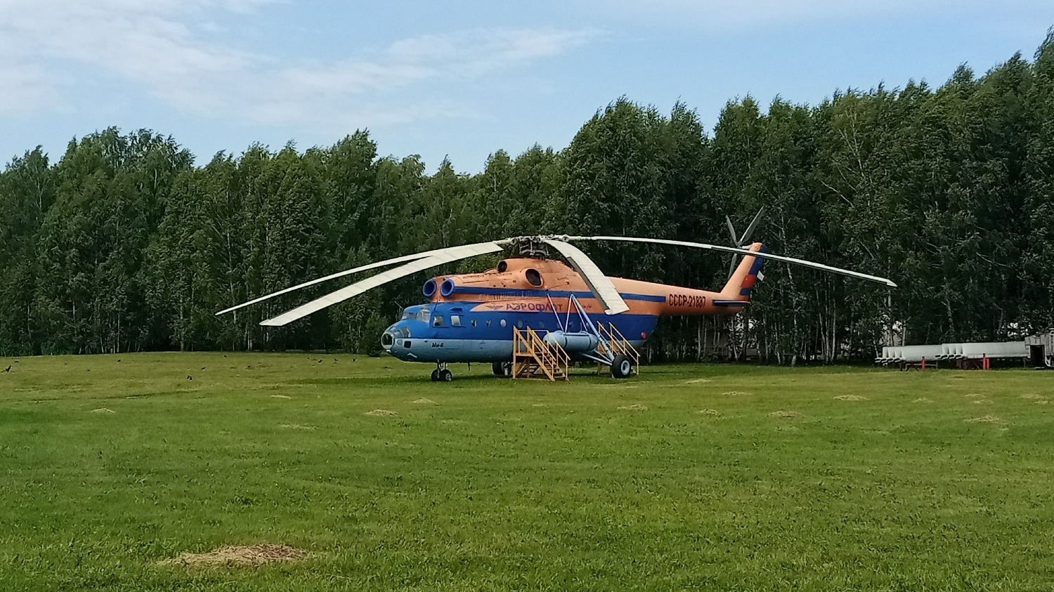 Вертолеты, аэродром "Мочище", г. Новосибирск