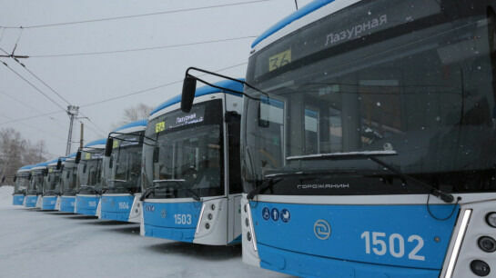 205 автобусов, 129 троллейбусов и 25 трамваев закуплено для города Новосибирска.