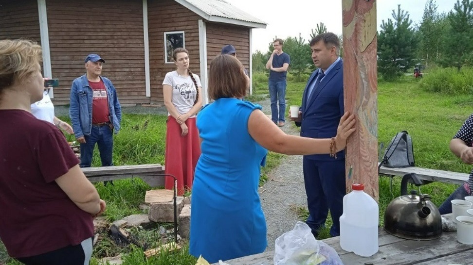 Роман Яковлев на встрече с жителями Новосибирского района