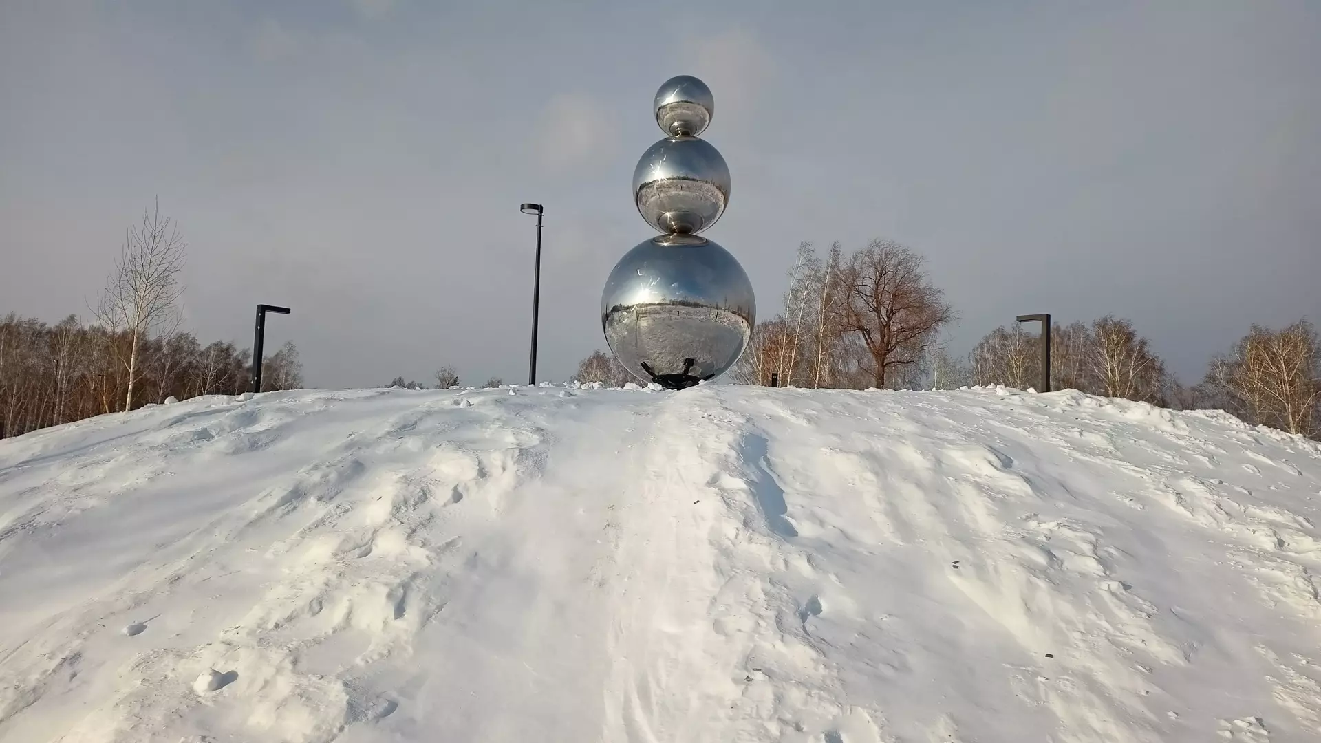 Новосибирск не стал рекордсменом по числу снежных баб