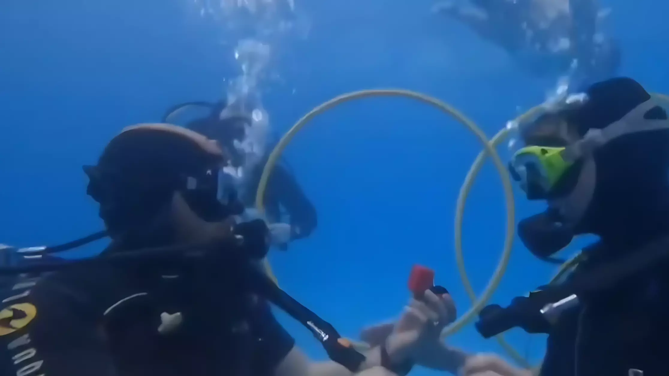 Новосибирец пришел в отпуск с СВО и сделал предложение своей девушке под водой