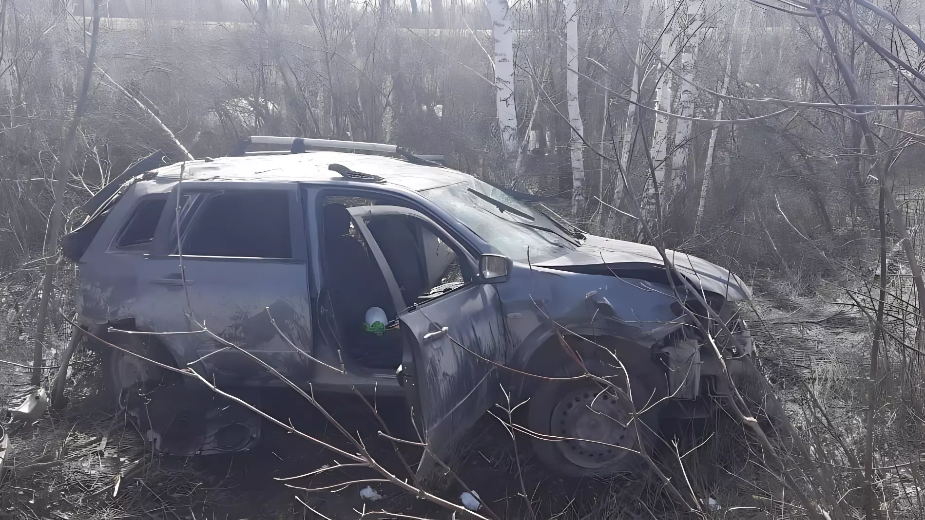 Водитель и пассажир погибли в лобовом ДТП на трассе под Новосибирском