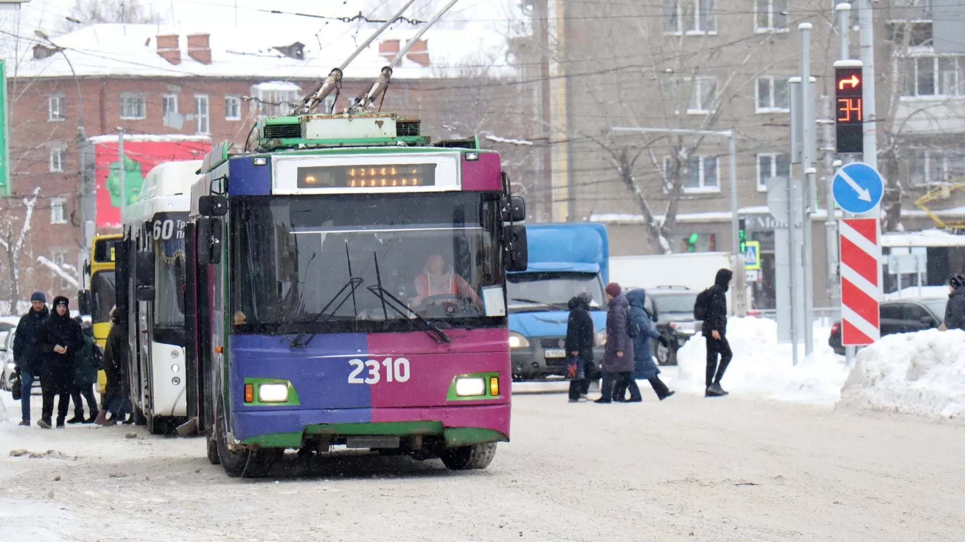 169 троллейбусов поступят в Новосибирск в 2024 году